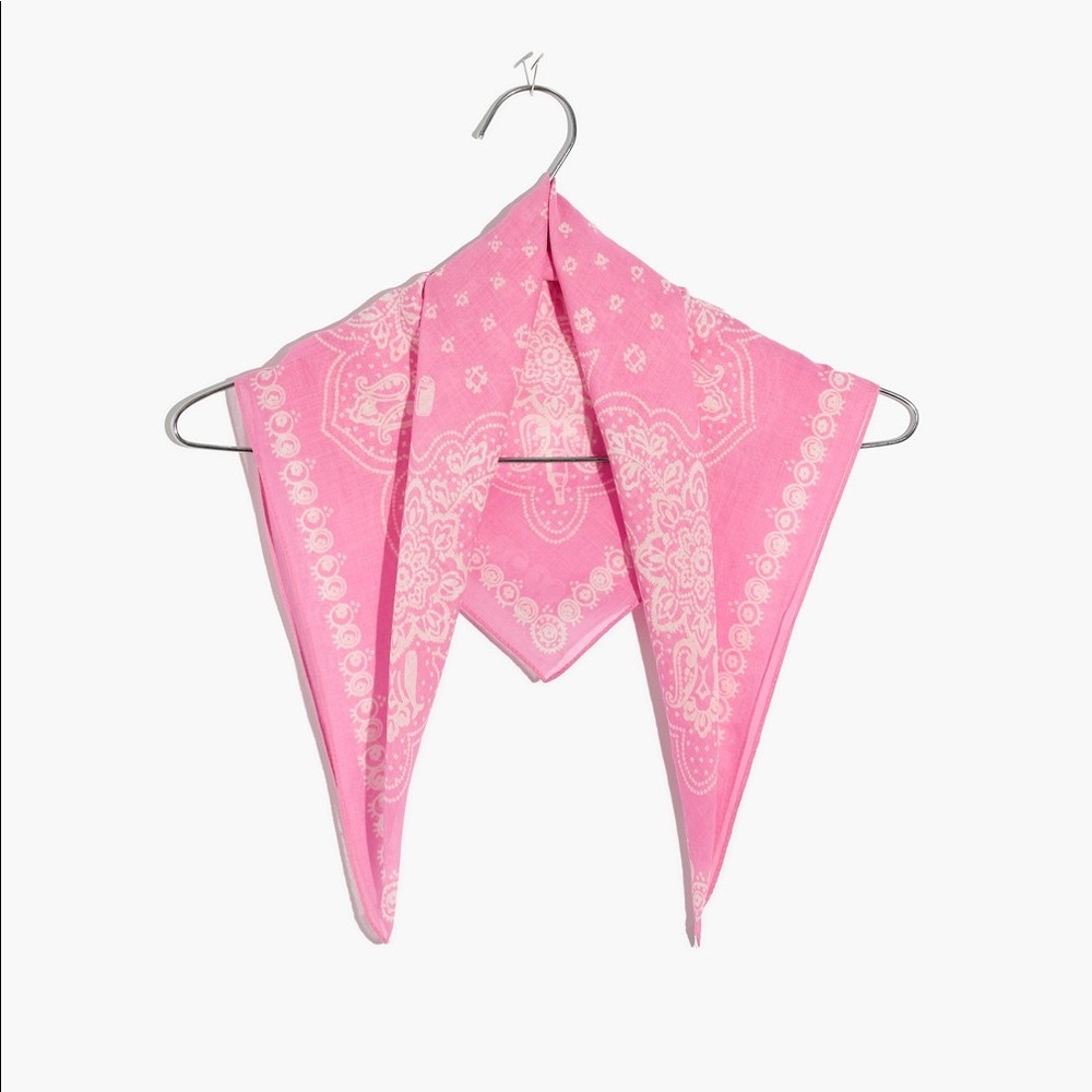 NWT Madewell Candy Pink Bandana!